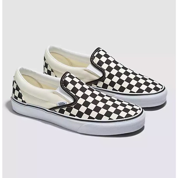 Like New Vans Classic Slip On Checkerboard Shoe - Picture 2 of 7